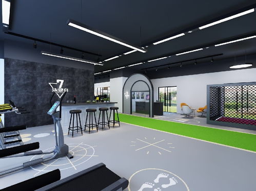 200平現代簡約健身工作室裝修案例實景賞析